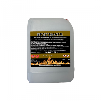 Bioethanol 5L 96.6% Kaminethanol Premium